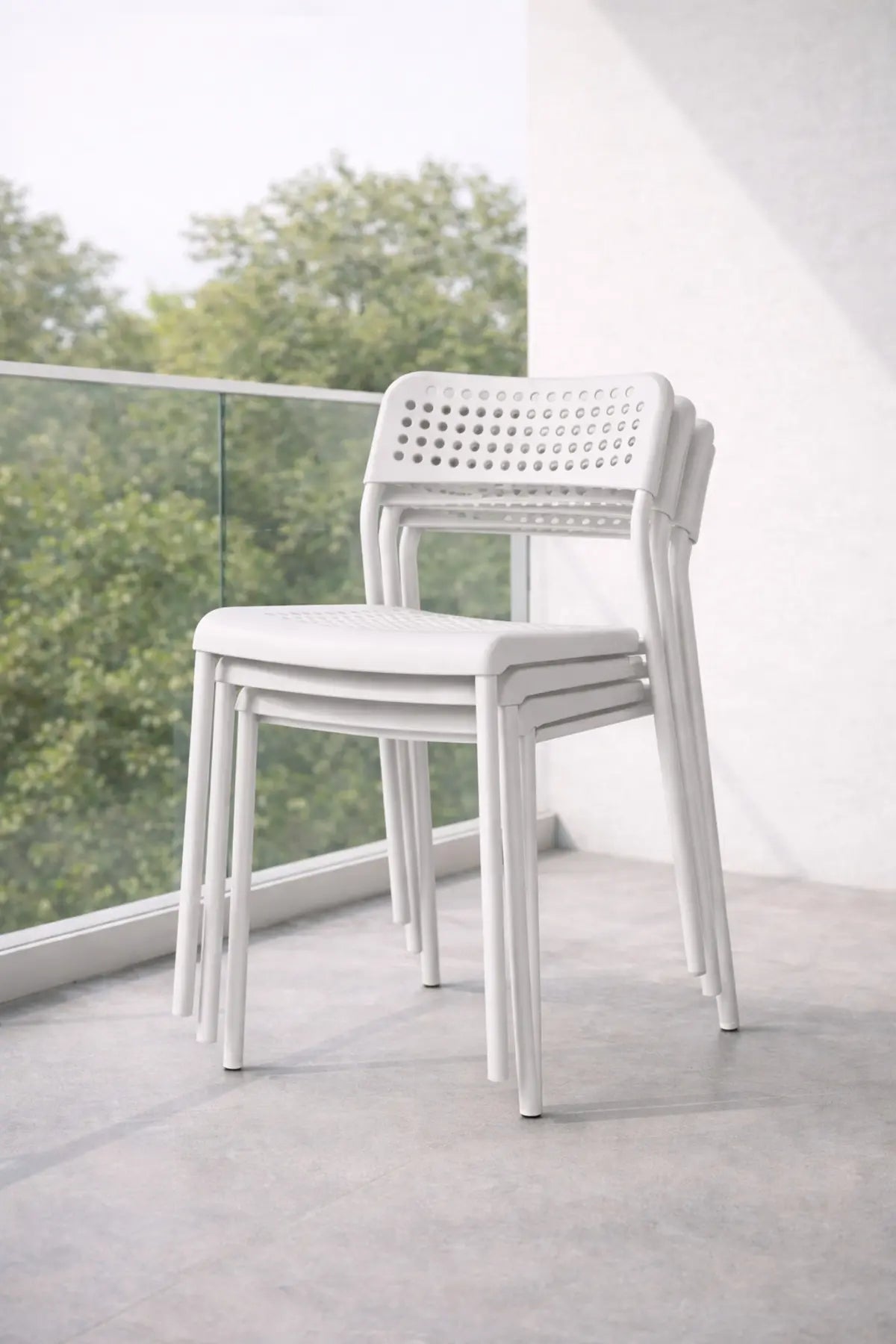 Flinder Flinder 5'li Mutfak Masa Takımı, 4 Sandalye ve 1 Masa, Yemek Odası, Bahçe Takımı, 4 Kişilik, Metal Ayaklı