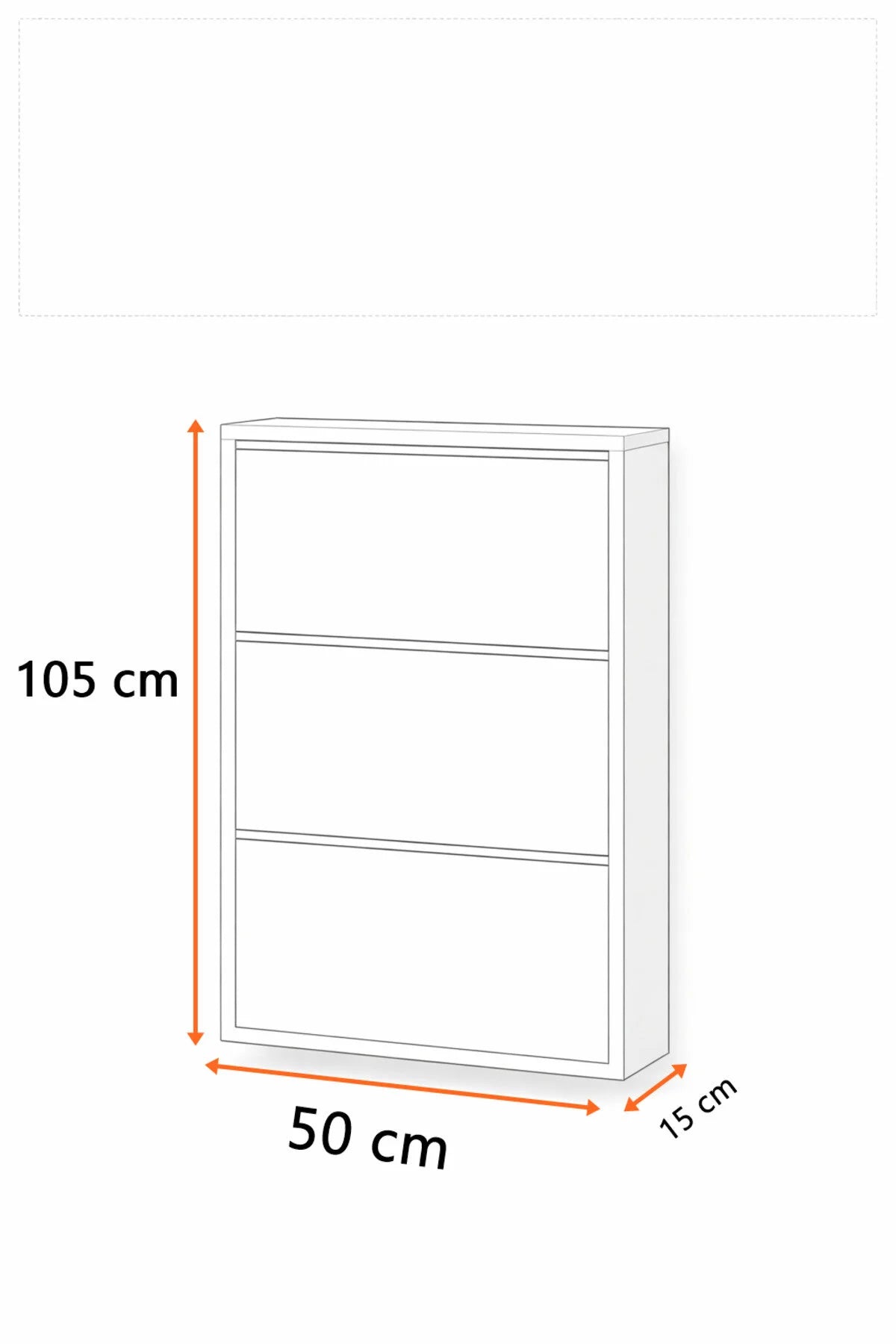 Flinder Metal 3 Kapaklı Antrasit Ayakkabılık, (KURULUM GEREKTİRMEZ), 8 Çift Ayakkabı Kapasiteli