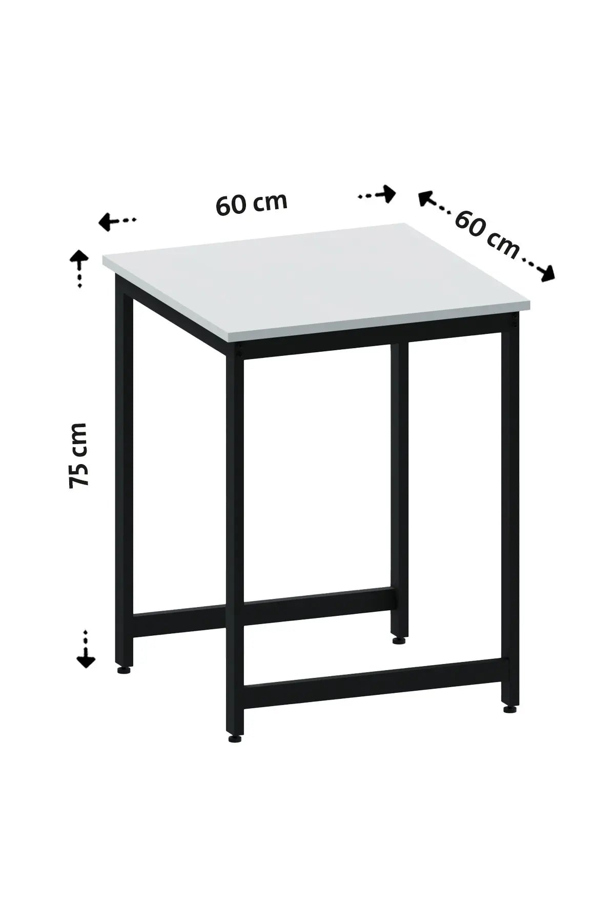Flinder Flinder Mutfak Masası Takımı, Balkon Bahçe Takımı 3'lü Set, Masa ve Sandalye Takımı