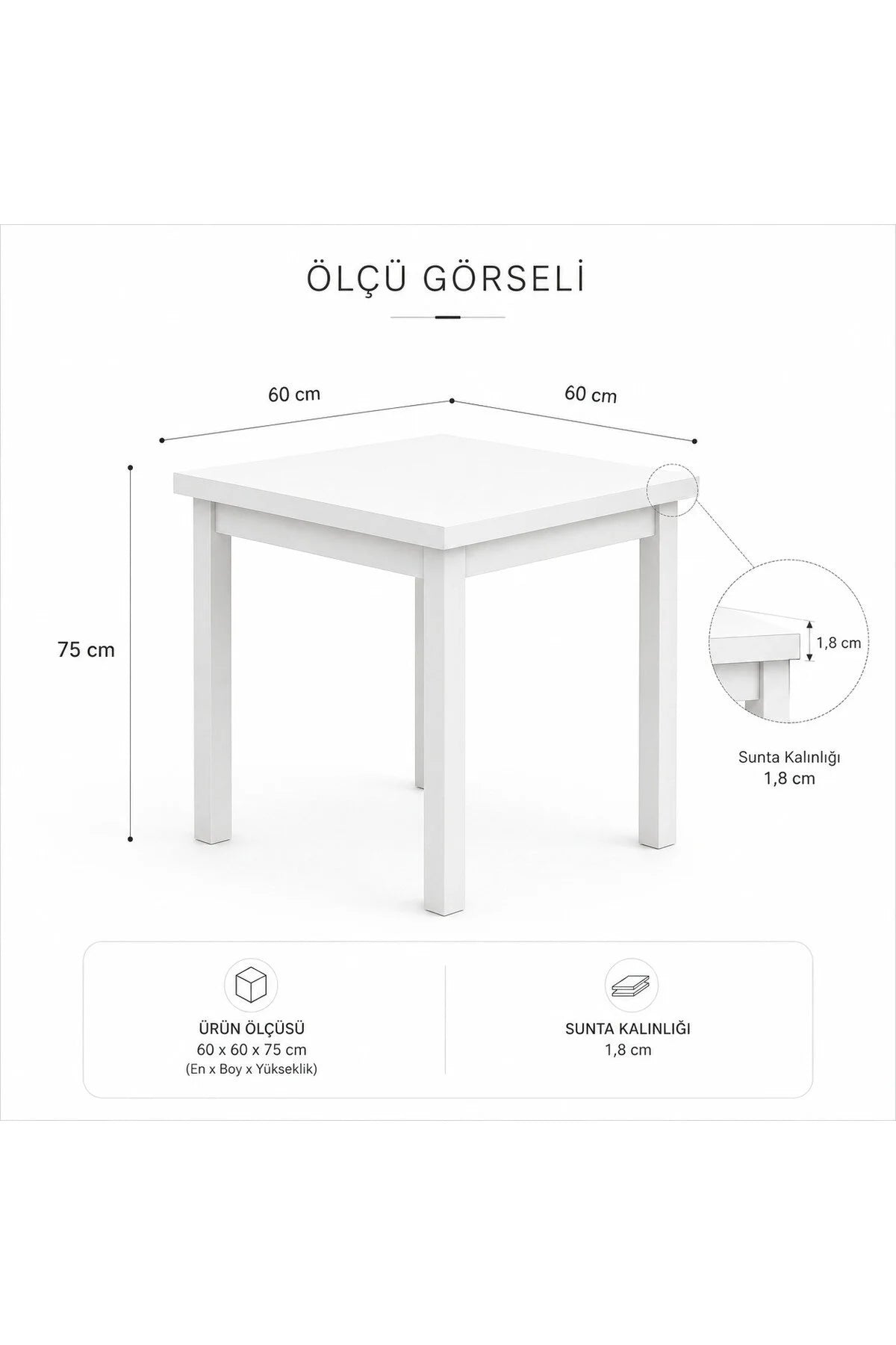 4'lü Mutfak Seti Mutfak Masa ve Sandalye Seti Balkon Masası Cafe Seti, 5'li Bistro Masa & Sandalye Takımı