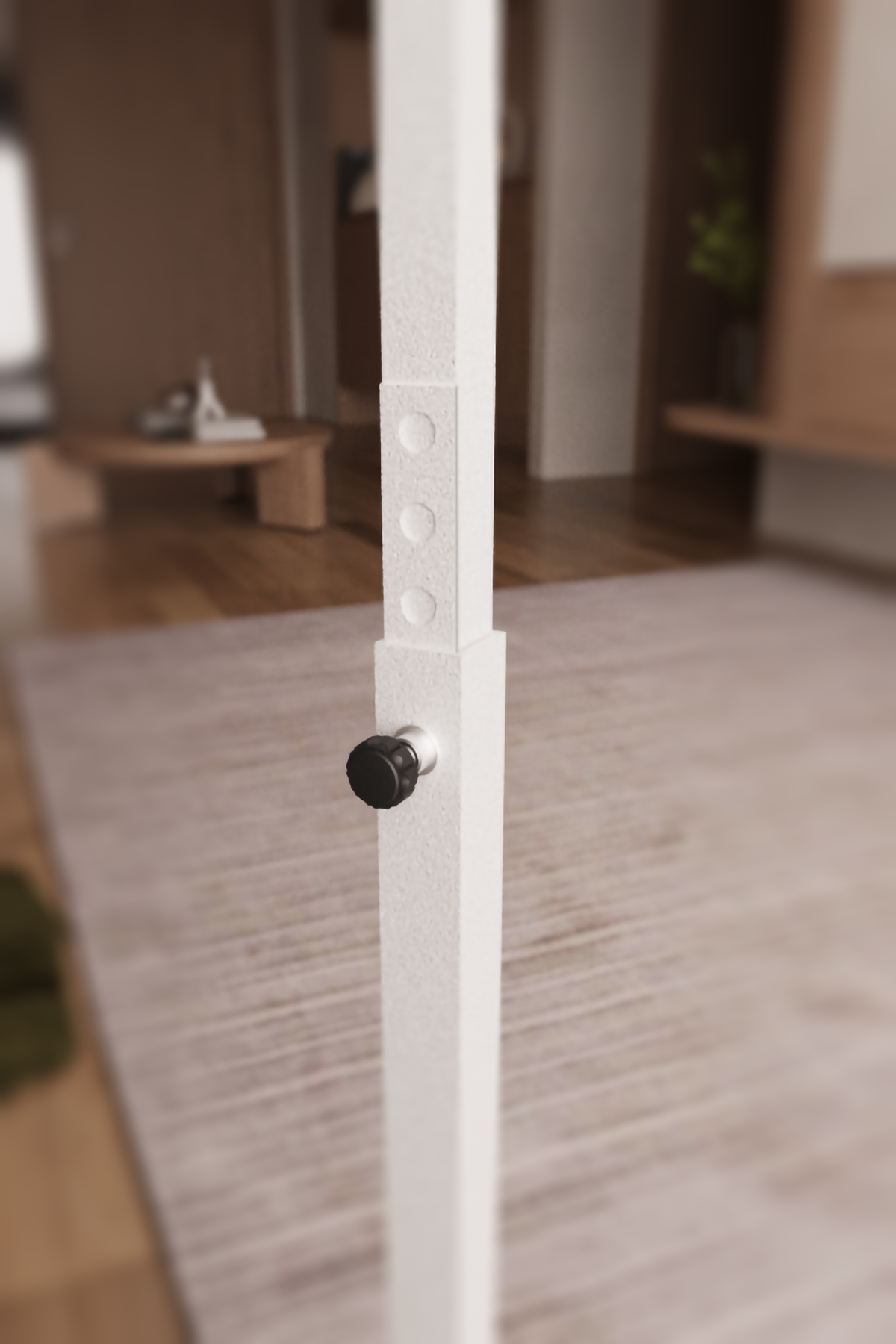 Flinder Ayarlanabilir Laptop Masası 60x40 | Kompakt Çalışma Masası & Sehpa Atlantik Çam - Beyaz