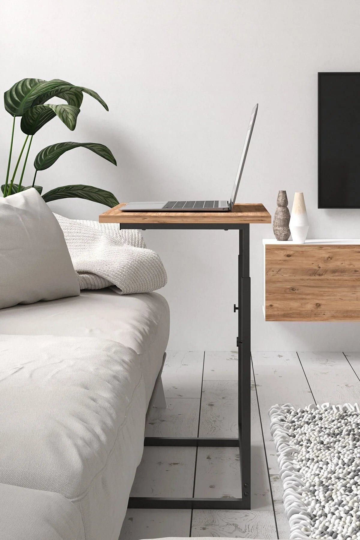 Flinder Ayarlanabilir Laptop Masası 60x40 | Kompakt Çalışma Masası & Sehpa