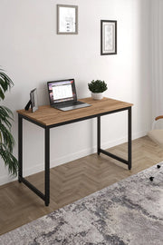 Çalışma Masası Bilgisayar Masası Ofis Masası 60x120 | Atlantik Çam – Siyah Ayak