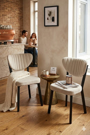 Flinder MD-1001 Krem Elma 2'li Mutfak Sandalyesi, Yemek Odası, Bahçe, Balkon, Otel, Restoran, Kafe